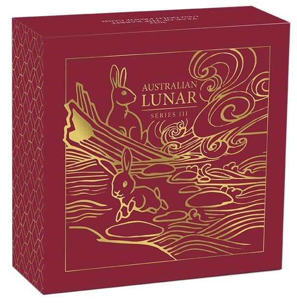 Perth Mint: Lunar III - Year of the Rabbit 1/4 oz Gold 2023 Proof