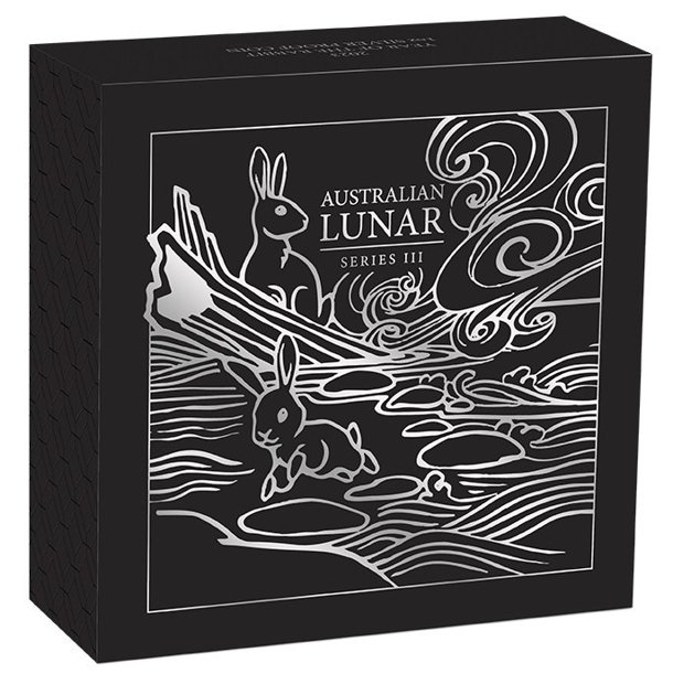 Perth Mint: Lunar III - Year of the Rabbit 1 oz Silver 2023 Proof