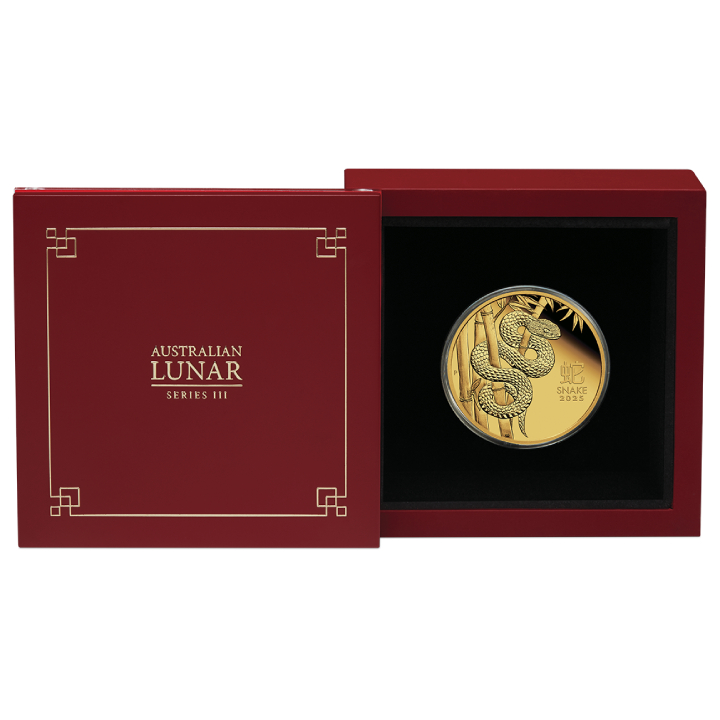 Perth Mint: Lunar III - Year of the Snake 1 oz Gold 2025 Proof