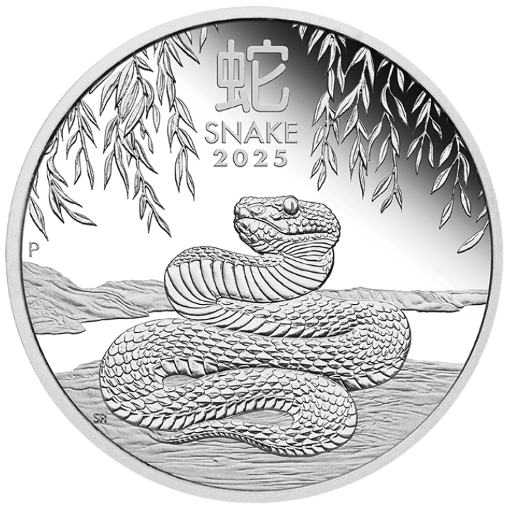 Perth Mint: Lunar III - Year of the Snake 1 oz Silver 2025 Proof