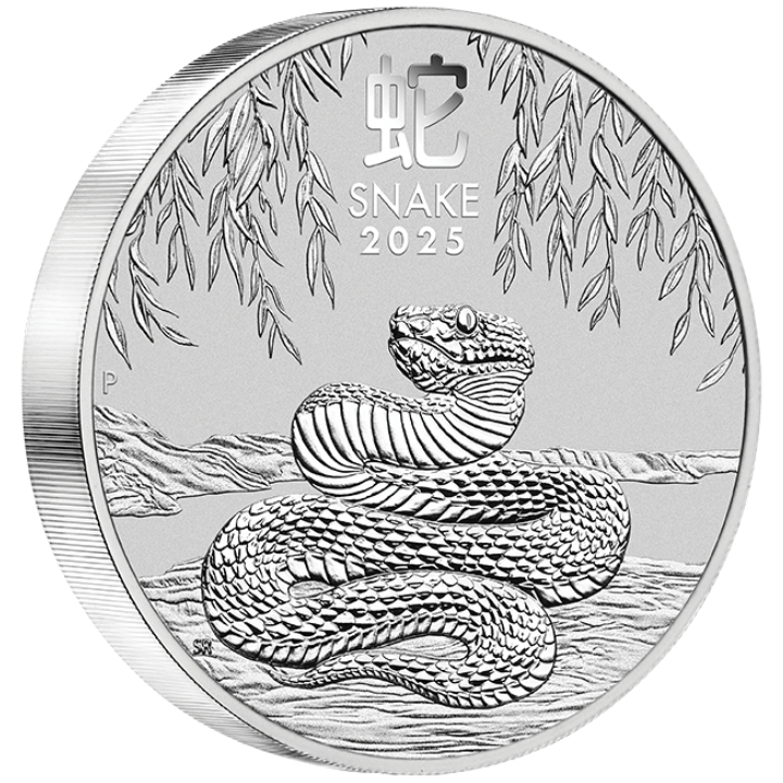 Perth Mint: Lunar III - Year of the Snake 2 oz Silver 2025