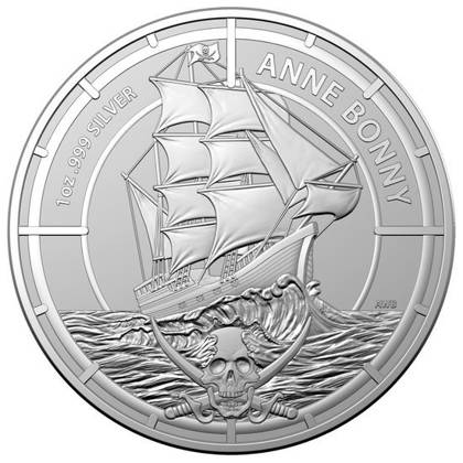 Pirate Queens: Anne Bonny 1 oz Silver 2021