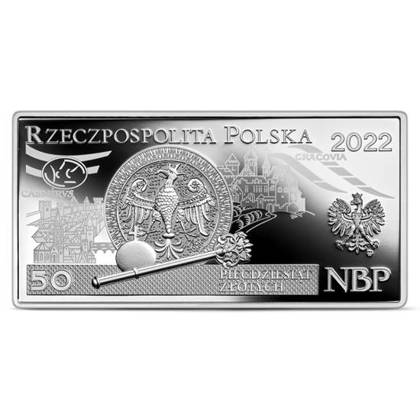 Polish Circulating Banknotes - Set of Silver Coins 10 - 500 PLN 2022 Proof