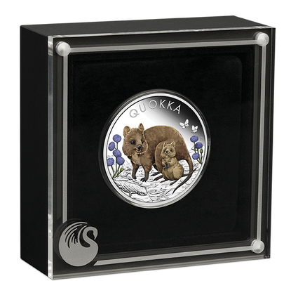 Quokka colored 1 oz Silver 2022 Proof