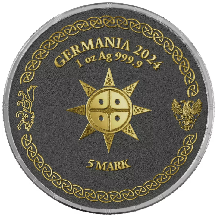 Ragnarök: Sköll & Hati Geminus 2 x 1 oz Silver 2024 Gilded Coin