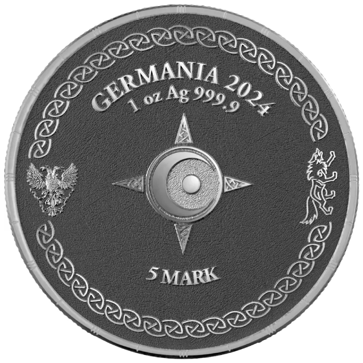 Ragnarök: Sköll & Hati Geminus 2 x 1 oz Silver 2024 Gilded Coin