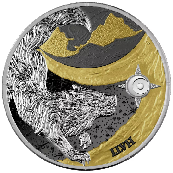 Ragnarök: Sköll & Hati Geminus 2 x 1 oz Silver 2024 Gilded Coin