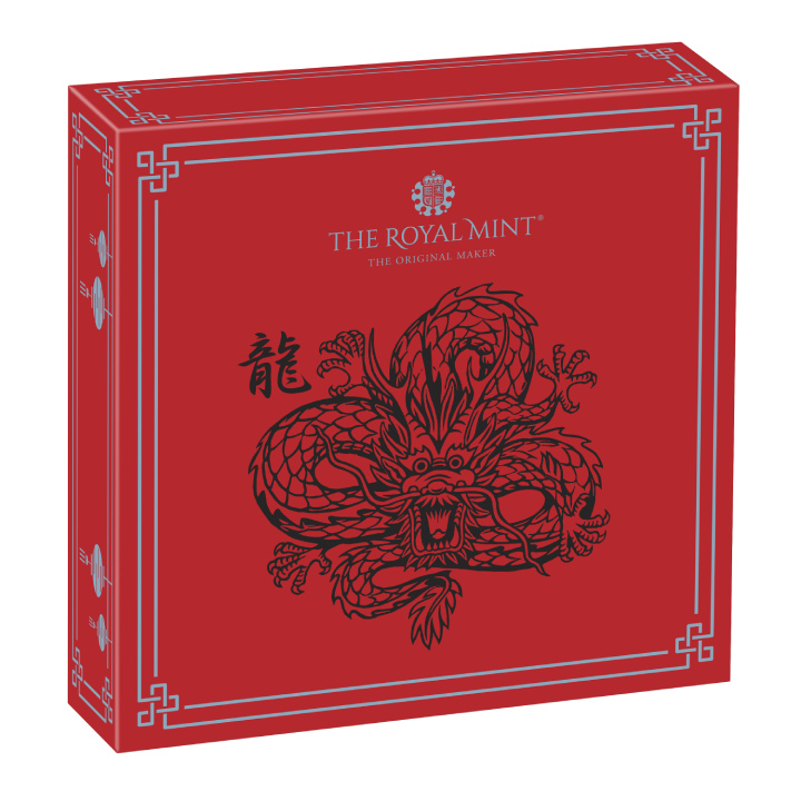 Royal Mint Lunar: Year of the Dragon 1 oz Silver 2024 Proof