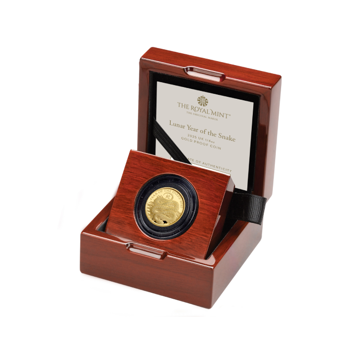 Royal Mint Lunar: Year of the Snake 1/4 oz Gold 2025 Proof