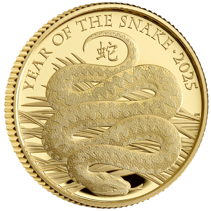 Royal Mint Lunar: Year of the Snake 1/4 oz Gold 2025 Proof