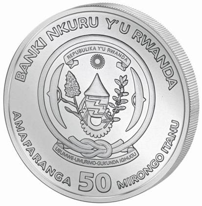 Rwanda: Lunar - Year of the Tiger 1 oz Silver 2022