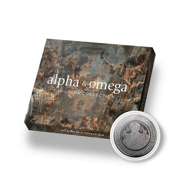 Samoa: Alpha & Omega 1 oz Silver 2021 Black Rhodium Proof