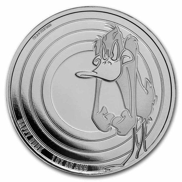 Samoa: Looney Tunes - Daffy Duck 1 oz Silver 2022 Proof