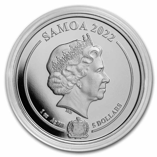 Samoa: Looney Tunes - Daffy Duck 1 oz Silver 2022 Proof