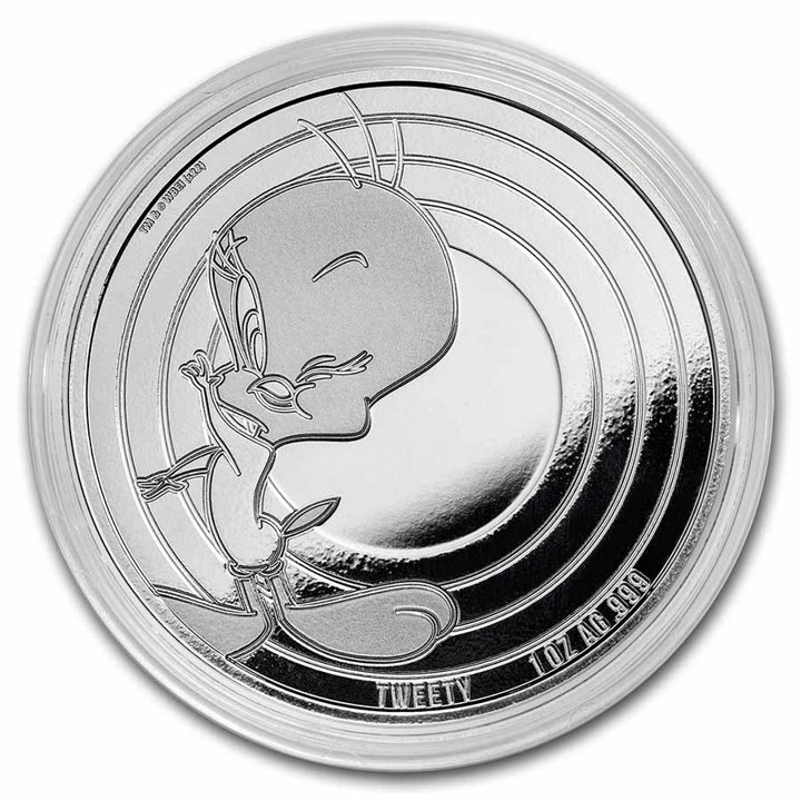 Samoa: Looney Tunes - Tweety 1 oz Silver 2023 Proof Coin