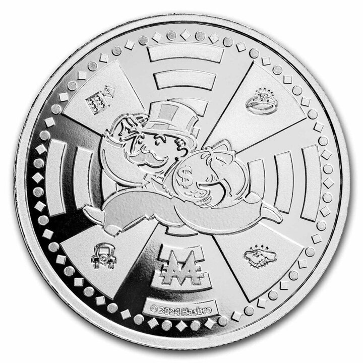 Samoa: Monopoly 1 oz Silver 2024