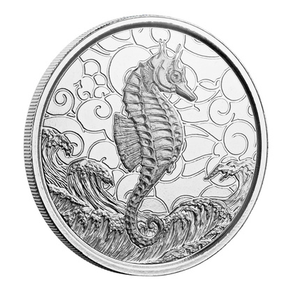 Samoa: Seahorse 1 oz Silver 2020