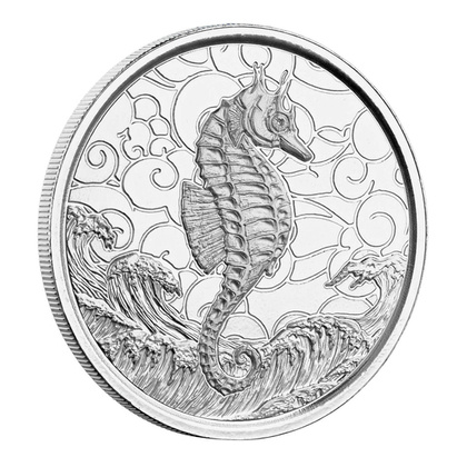 Samoa: Seahorse 1 oz Silver 2020