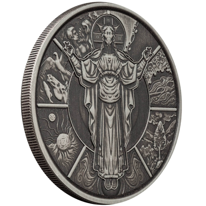 Samoa: The Creator 1 oz Silver 2024 Antiqued Coin