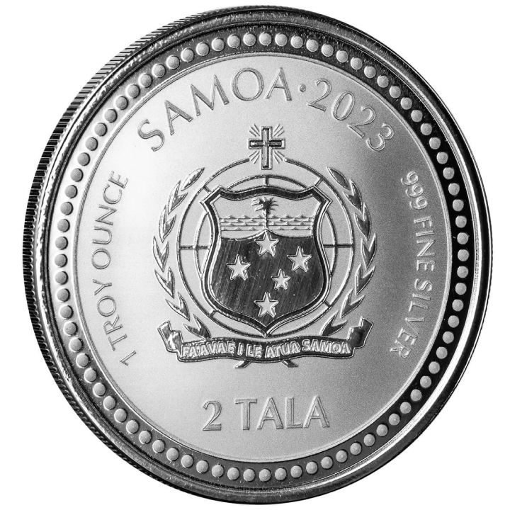 Samoa: The Teacher coloured 1 oz Silver 2023 (coin in card)