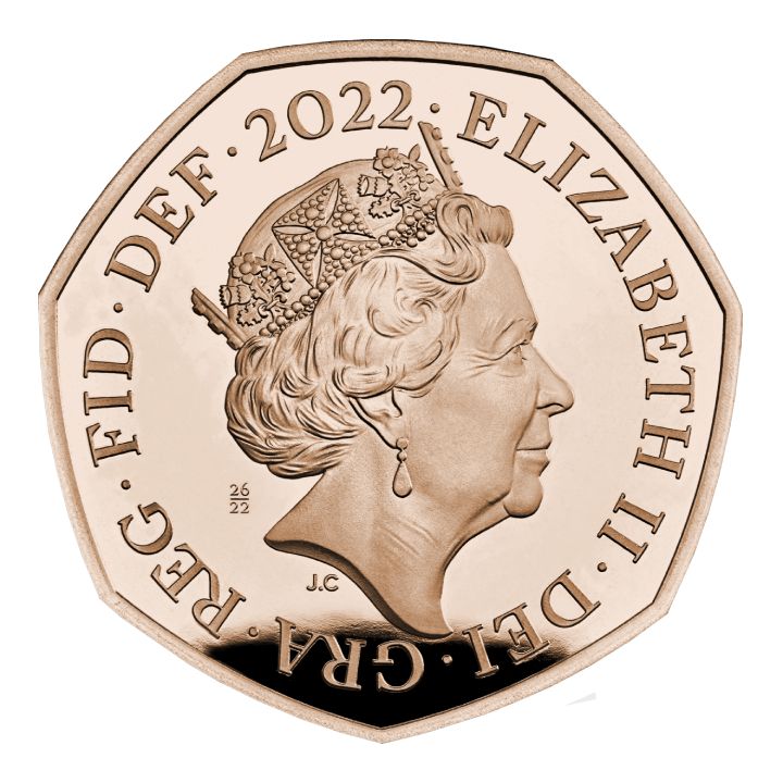 Set of 10 Her Majesty Queen Elizabeth Gold 2022 Proof coins