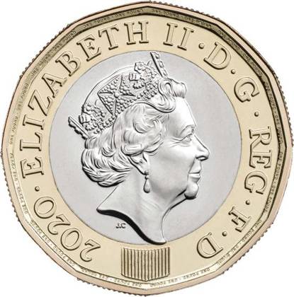 Set of 13 coins Miedzionikiel United Kingdom 2020