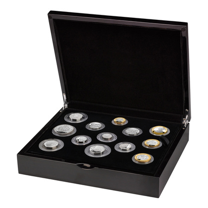 Set of 13 silver coins Great Britain 2021 Proof