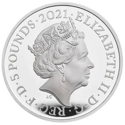 Set of 13 silver coins Great Britain 2021 Proof