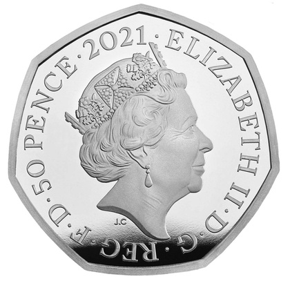 Set of 13 silver coins Great Britain 2021 Proof