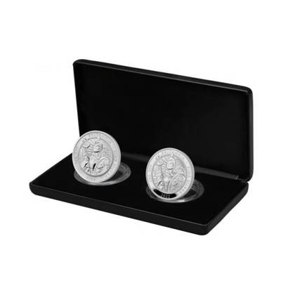 Set of 2 Britannia Silver 2022 Proof coins