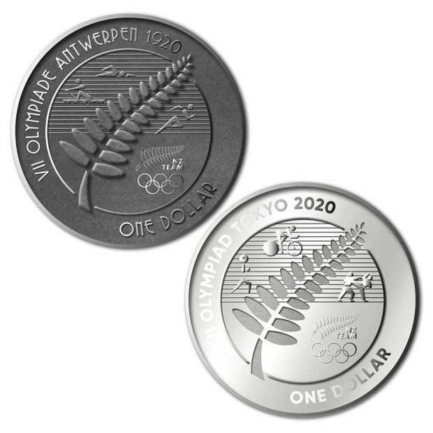 Set of 2 Tokyo Olympic Games 2 x 1 oz Silver 2020 Proof coins