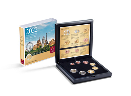 Set of 8 coins 35. erasmus 2022 Proof Anniversary 