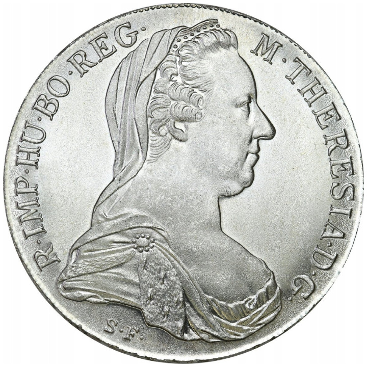 Silver Thaler Maria Theresa 1780 NEW BICYCLE