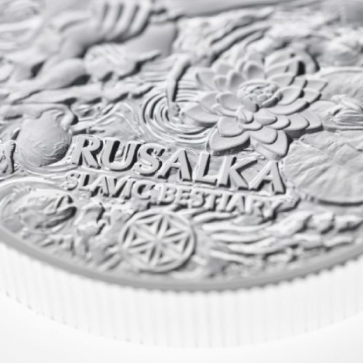 Slavic Beasts: Rusalka 1000 Francs 2 Ounces Silver 2022