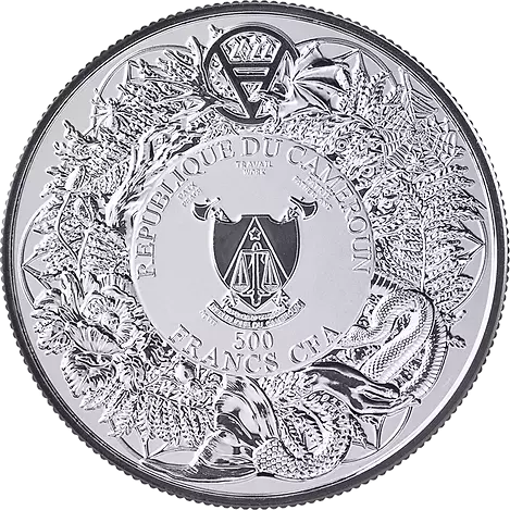 Slavic Beasts: Rusalka 500 Francs 1 Ounce Silver 2022