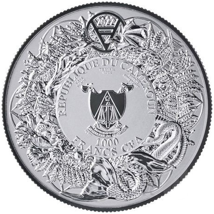 Slavic Beasts: Rusalka 500 Francs 1 Ounce Silver 2022