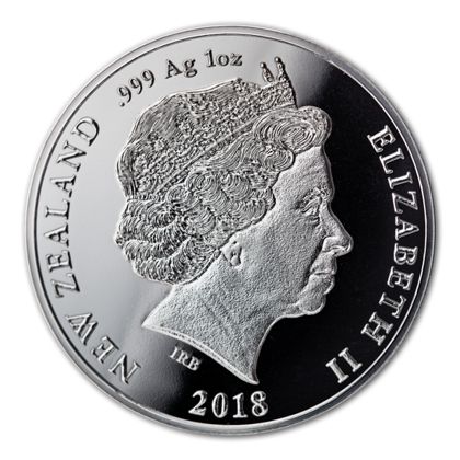 Spermaceti spermaceti colored 1 oz Silver 2018 Proof