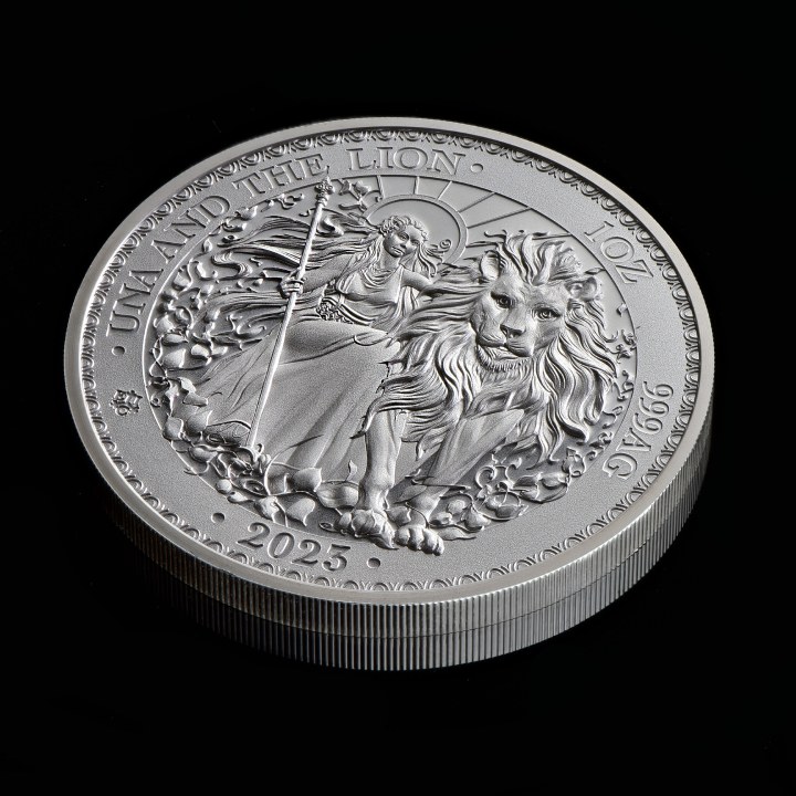 St Helena Una and the Lion 1 oz Silver 2023