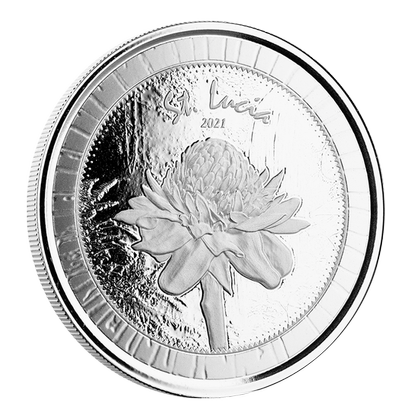 St. St. Lucia Botanical Gardens 1 oz Silver 2021