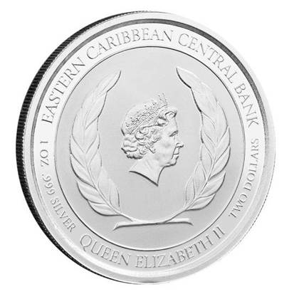 St. St. Lucia Botanical Gardens 1 oz Silver 2021