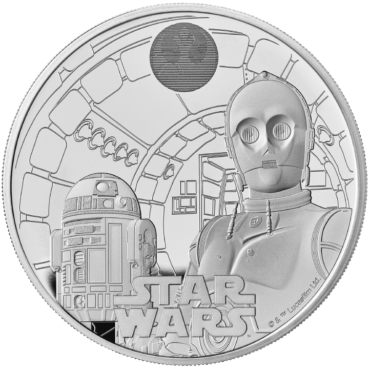 Star Wars: R2-D2 and C-3PO 1 oz Silver 2023 Proof