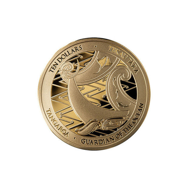 Tangaroa Guardian of the Ocean: 2 x 1/2 ounce Gold 2021 coin set