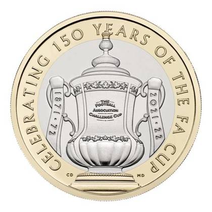 The 150th Anniversary of the FA Cup Copper £2 2022 