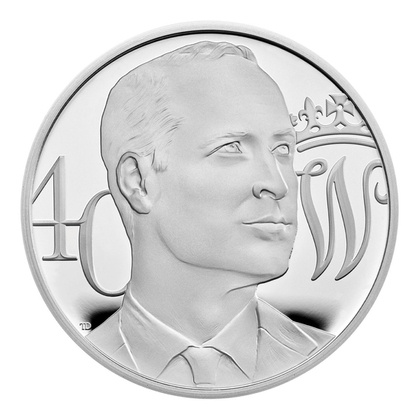 The 40th Birthday of HRH The Duke of Cambridge Silver 2022 Proof