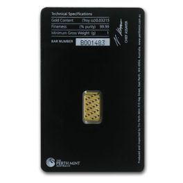 The Perth Mint: 1 gram Gold Bar LBMA