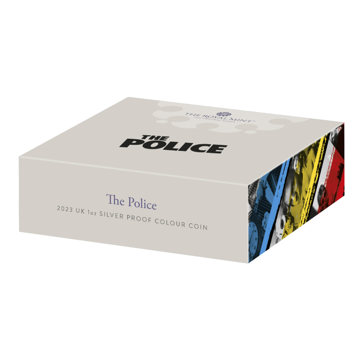 The Police colored 1 oz Silver 2023 Proof