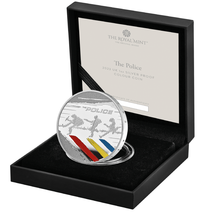 The Police colored 1 oz Silver 2023 Proof