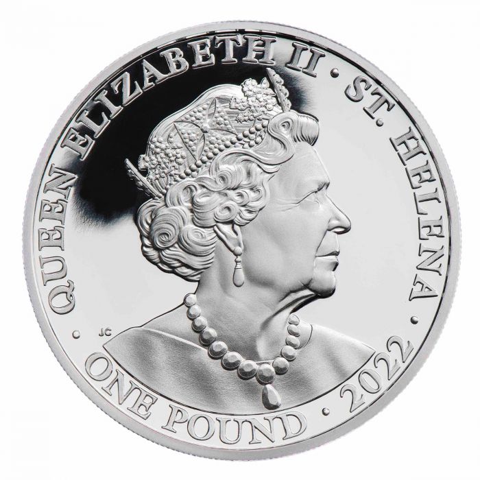 The Queen's Virtues: Justice 1 oz Silver 2022 Proof