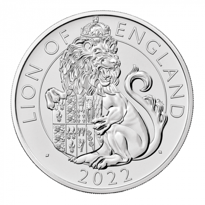 The Royal Tudor Beasts: Lion of England Copper 2022 