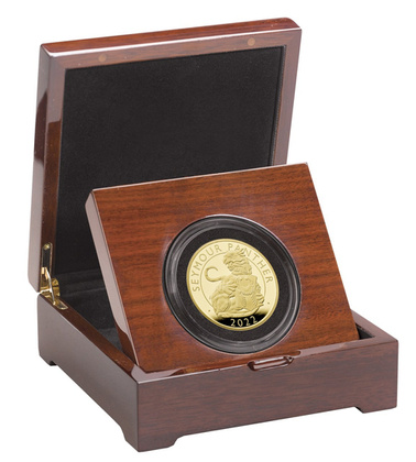 The Royal Tudor Beasts: Seymour Panther 5 oz Gold 2022 Proof